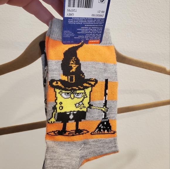 Halloween Spongebob Squarepants 👻 2 pack socks - Picture 2 of 6